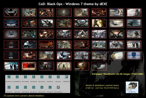 theme windows 7 call of duty black ops