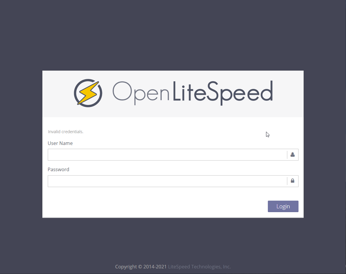 openlitespeed administrator