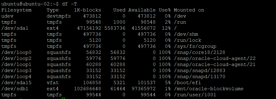 partisi block volume linux