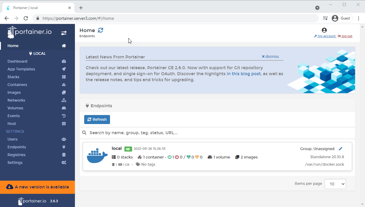 secure portainer ssl