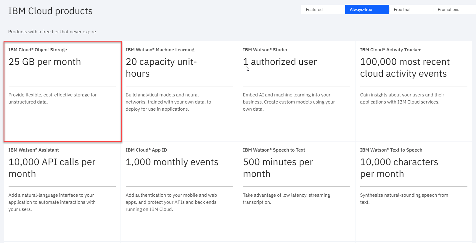 ibm object storage