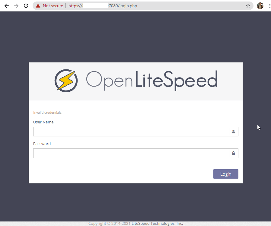 openlitespeed centos webserver