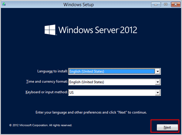 reset passwrod windows server