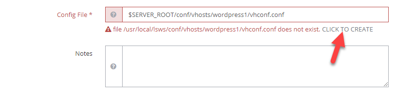 vhost openlitespeed