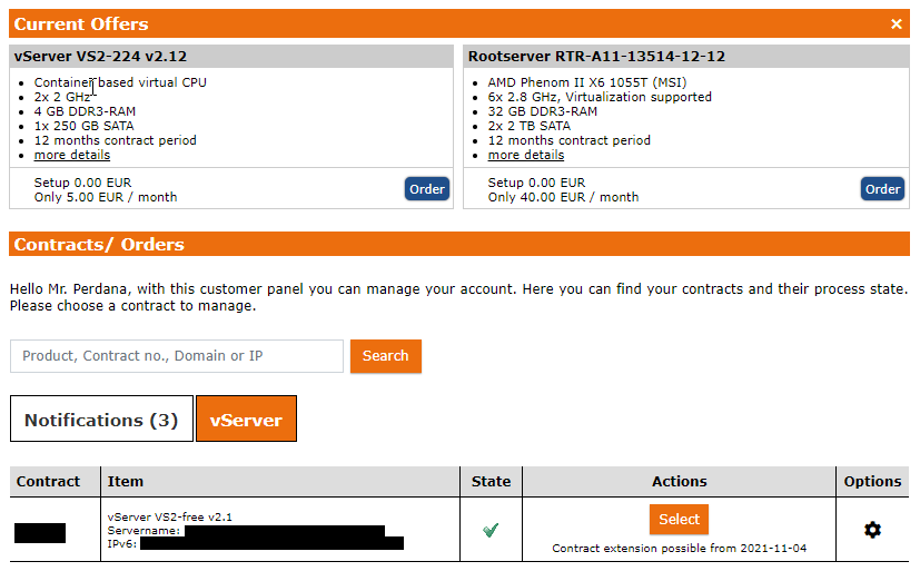 vps gratis ipv6